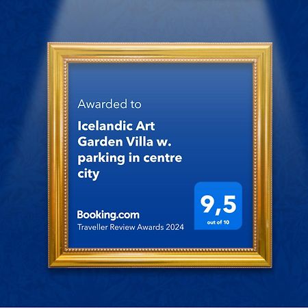 Icelandic Art Garden Villa W. Parking In Centre City Reykjavík Exterior foto